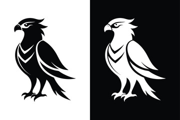 High-Quality Osprey Bird Silhouette Vector for Designers.