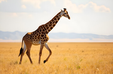 Obraz premium giraffe in the savannah