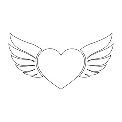 heart with wings