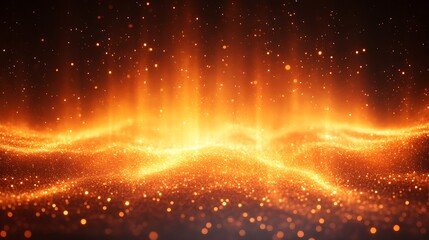 Fototapeta premium Golden Glitter Sparkles Abstract Background