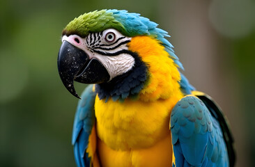 Obraz premium blue and yellow macaw ara