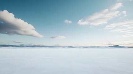 Fototapeta premium Peaceful Cloudy Sky Background with Ample Copy Space for Text or Logo Placement