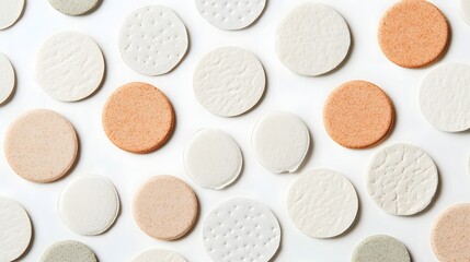 Obraz premium Acne Spot Treatments Displayed in Minimal Geometric Backdrop