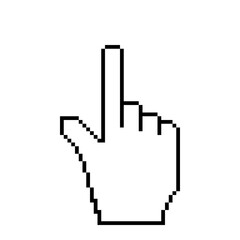 Hand Cursor Pixel Art