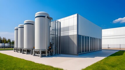 Modern Water Treatment Plant with Advanced Systems for Sustainable Groundwater Management