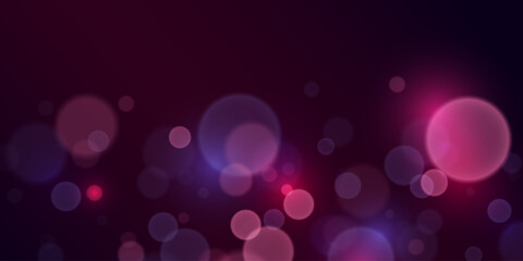 Abstract bokeh light effect background. Vector illustration