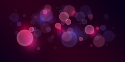 Abstract bokeh light effect background. Vector illustration