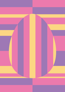 Geometric Easter egg