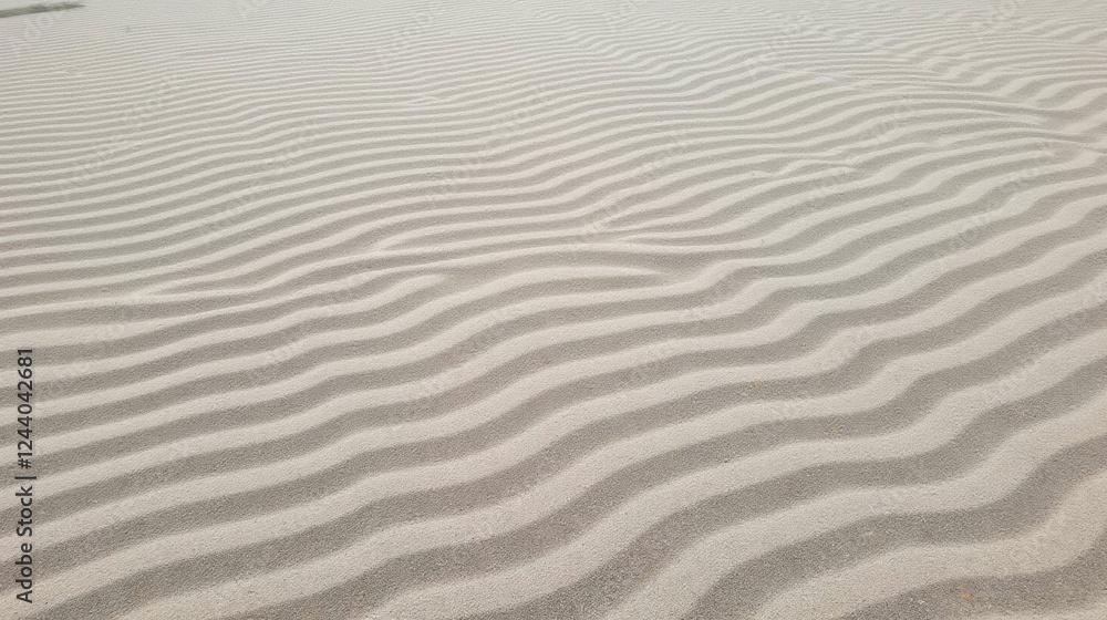 Aufkleber textured patterns of light and shadow on smooth sand surface