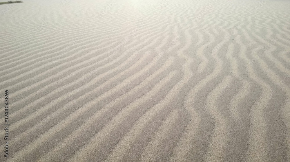 Poster tranquil patterns of soft sand with gentle wave textures