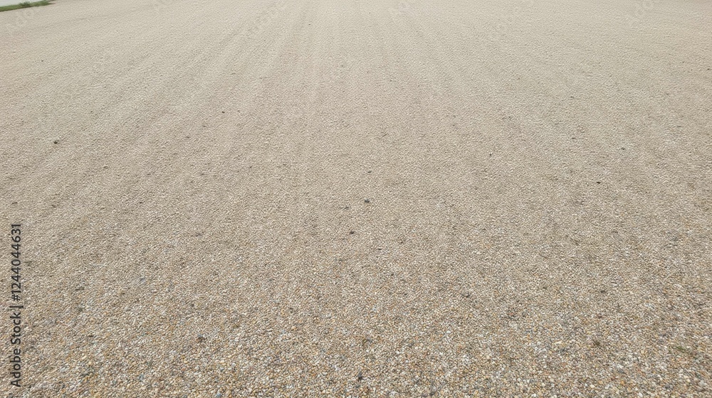 Aufkleber Wide Plain of Smooth Sand with Subtle Texture and Patterns