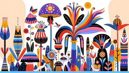 Jardines Encantados: Criaturas y Flores Mágicas