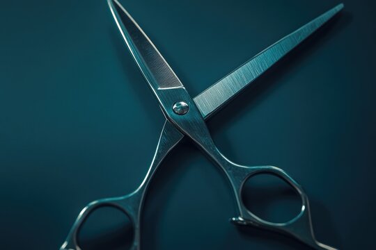 A pair of scissors sitting on a table