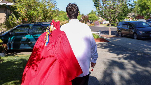 Teen Going to Graduation