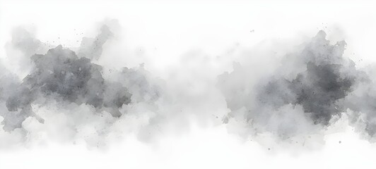 Abstract watercolor design featuring a soft blend of gray tones, creating a calm and serene mood perfect for backgrounds or artistic projects.