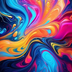 abstract colorful background with waves