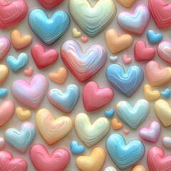 Obraz premium colorful hearts