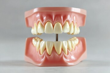 Obraz premium A detailed image of a dental model used in education or demonstration purposes