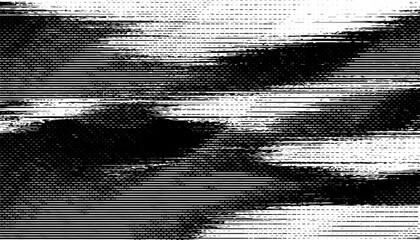 Black and white grunge and abstract pattern for sporty background and jersey design. Fully editable vector element. Vector Format Illustration  © Yero06