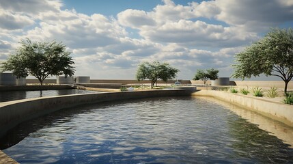 Realistic rendering of waterborne diseases prevention campaigns focusing clean drinking water access