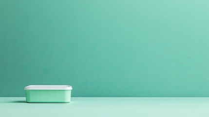 clean and minimalistic layout of weekly diet planner with meal prep containers arranged in grid providing structure