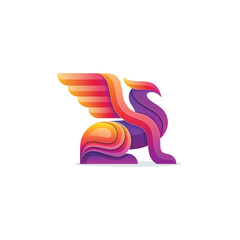 Griffin Colorful Logo Template