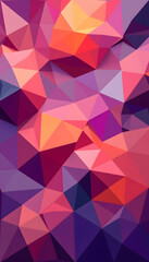 Fototapeta premium Creative polygonal wallpaper. with white shades