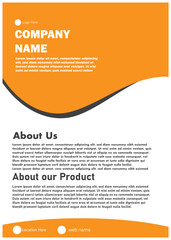 Simple Minimalist Unique Professional Flyer Design