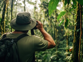 Fototapeta premium Exploring the Valdivian Temperate Rainforest