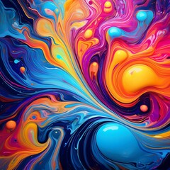 Obraz premium abstract colorful background with circles