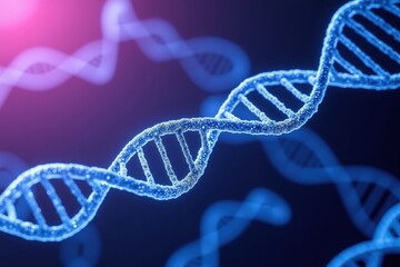 Exploring the Intricacies of DNA: A Fascinating Visualization of the Double Helix Structure Illuminated with Vibrant Colors and Enhanced by Advanced Imaging Techniques