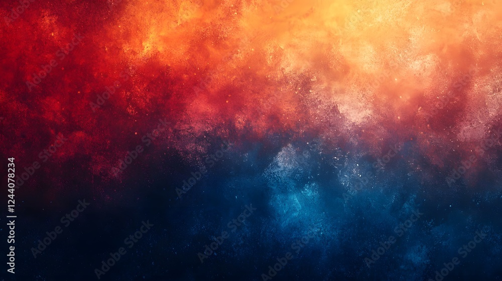Poster Vibrant and Dramatic Abstract Explosion Background with Fiery Glowing Bursts of Energy and Light  Intense Luminous and Pulsating Storm of Radiant Sparks and Flames in Bright Vivid Colors