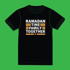 Ramadan typography t shirt design.