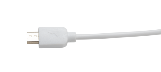 USB cable isolated on transparent background