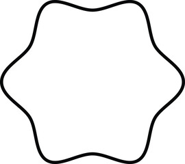 "A starburst shapes in various styles and designs, including wavy, spiked, and circular patterns, ideal for creative projects and graphic design with transparent background."