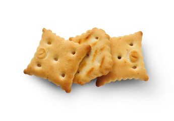 Cracker isolated on transparent background