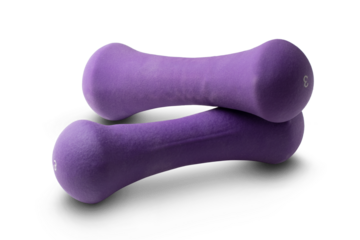 Dumbbells isolated on transporent background