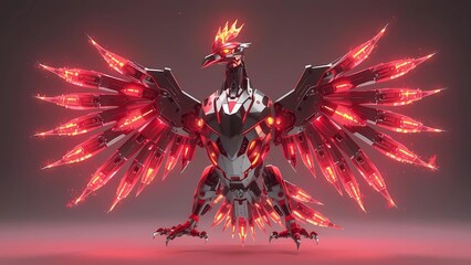 phoenix stlye isolate have a fire effect
