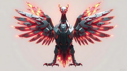 phoenix stlye isolate have a fire effect