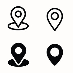 Location icon and icon set design