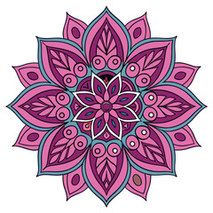 colourful mandala design