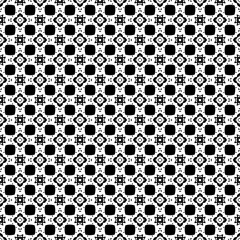 Black and white seamless abstract pattern. Background and backdrop. Grayscale ornamental design.