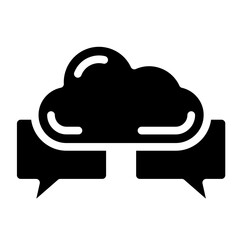 Cloud Communication Icon