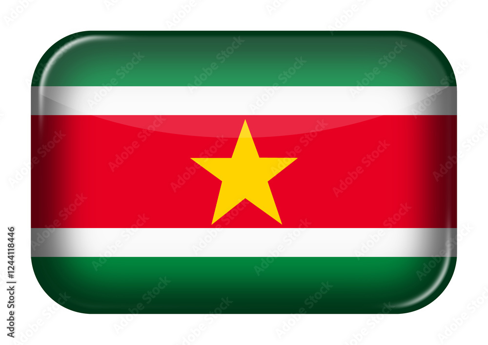Poster suriname web icon rectangle button