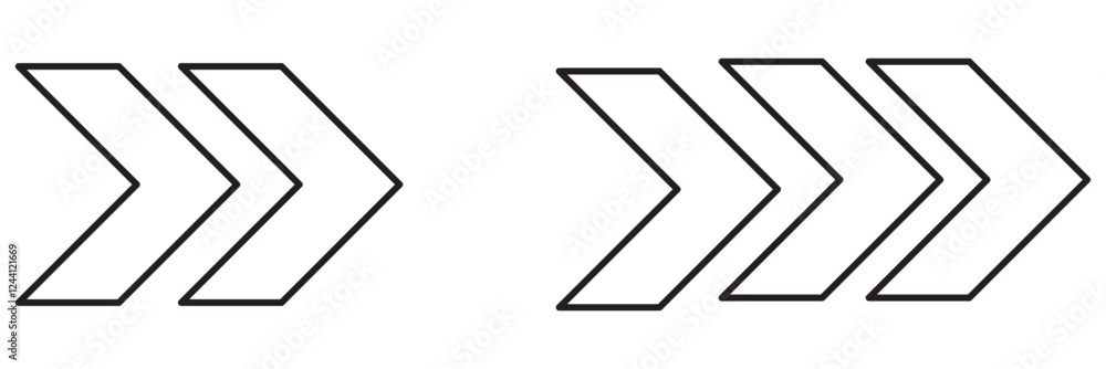 Poster print swip arrow vector icon that can easily modify or edit . 1176