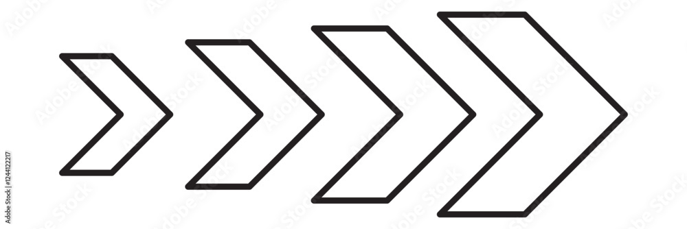 Poster print swipe up vector icon that can easily modify . 1176