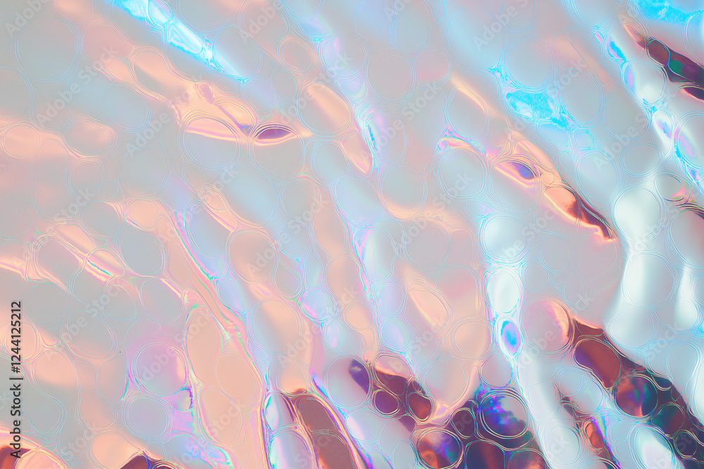 Aufkleber abstract holographic texture: a captivating abstract backdrop featuring a holographic texture with i