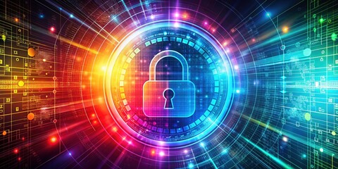 Obraz premium VR Cyberattack alert! Data breach risk. Implement strong cybersecurity protection.