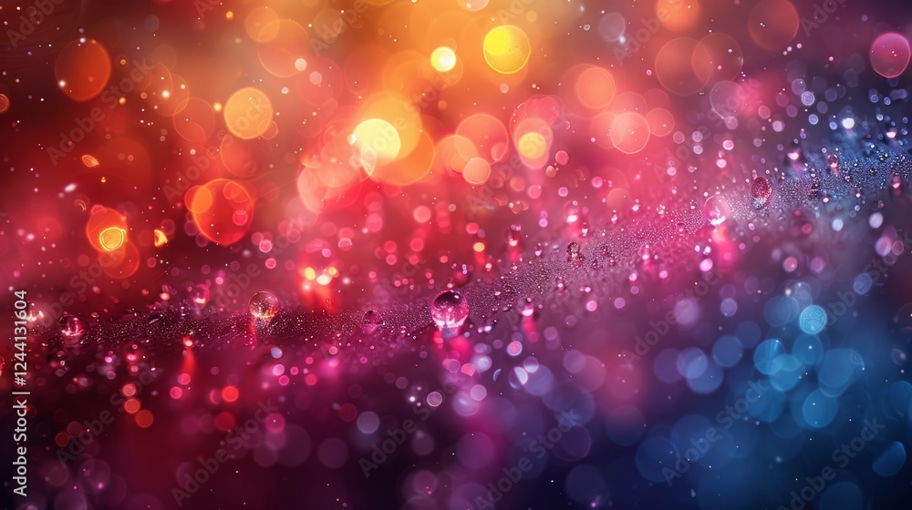 Aufkleber soft focus light background for creative projects generative ai