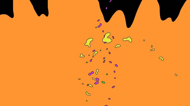 This graphic video package includes 4 hand-drawn 2d transitions with multicolored colors on the Holi holiday theme on a transparent alpha channel.